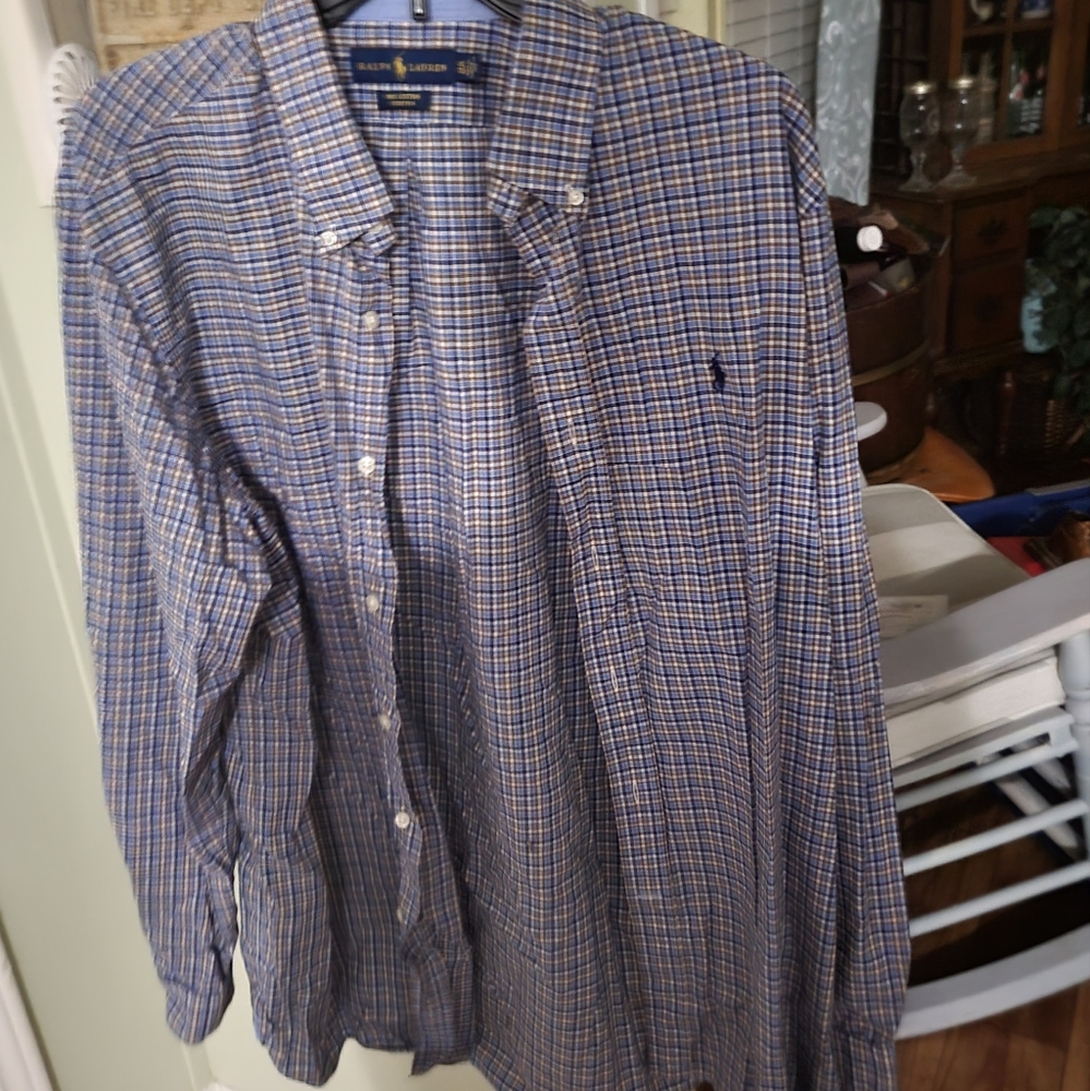 Mens polo button up